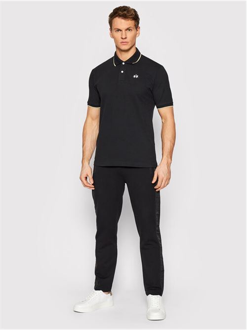 MAN POLO S/S 30/1 COTTON PIQUE LA MARTINA | BPMP04-PK031/09999